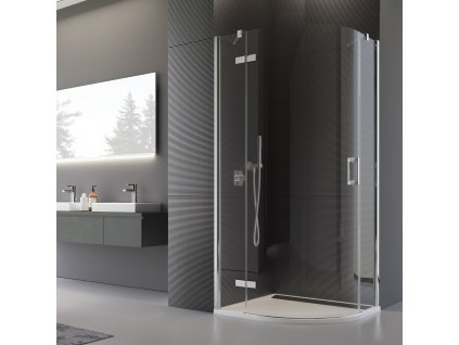 Ronal PUR P3P sprchový kout čtvrtkruhový 80x80 cm P3P550801007