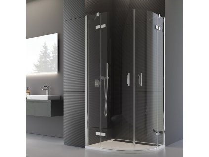 Ronal PUR PU4P sprchový kout čtvrtkruhový 80x80 cm PU4P550801007