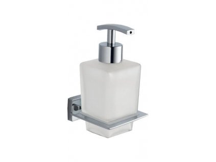 Aqualine APOLLO dávkovač mýdla, 200ml, mléčné sklo, chrom 1416-19