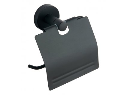 Aqualine SAMBA držák toaletního papíru s krytem, černá SB207