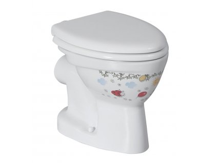 Creavit KID WC mísa kombi, zadní odpad, dekor CK310.11CB00E.FF00