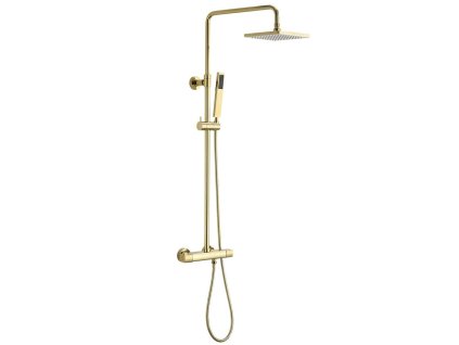 Sapho Sprchový sloup s termostatickou baterií, zlato SZ139