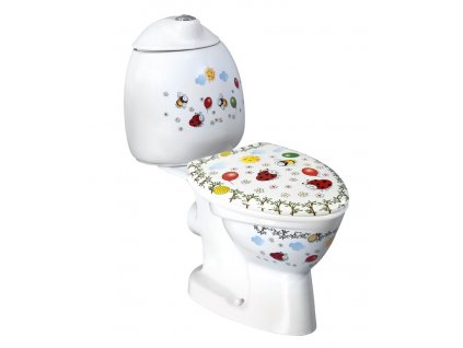 Creavit KID WC kombi dětské, zadní odpad, dekor CK311.400.0F