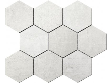 Cristacer LOGAN mozaika Bianco Hexágono 35,5x29,2 (1m2) LGN009