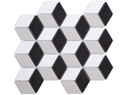 Intermatex TECH mozaika Cube Grey 26,5x30,9 INT075