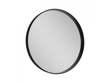 Sapho NOTION kulaté zrcadlo v rámu ø 60cm, černá mat NT600