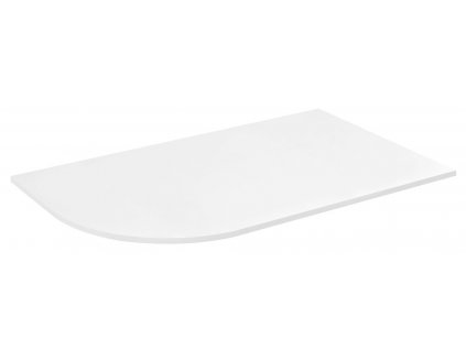 Sapho PULSE deska Rockstone 755x12x455mm, pravá, bílá mat BM760-0101