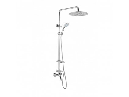 JB Sanitary Sprchová sestava s bateríí Slim a kulatou sprchovou hlavou,   100 mm pr. 20 cm SA56011123  100 mm pr. 20 cm