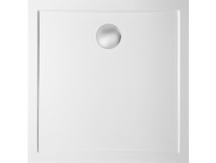 Gelco GALLET sprchová vanička z litého mramoru, čtverec 80x80cm GQ8080