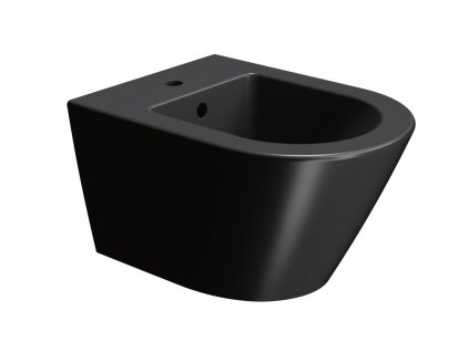 GSI KUBE X bidet závěsný 36x50cm, černá mat 9464126