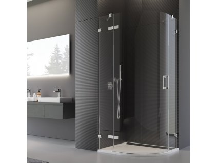 Ronal PUR P3 sprchový kout čtvrtkruhový 90x90 cm P3550901007
