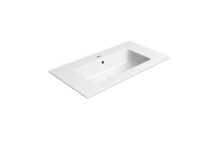 Sapho PURA keramické umyvadlo Slim 82x46cm, bílá ExtraGlaze 8885111