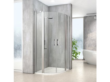 Roth MELINA LINE MI D55 Čtvrtkruhový sprchový kout 90x90 cm