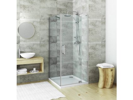 Roth ELEGANT NEO LINE GDO1N+GBN Sprchový kout čtvercový 80x80 cm GDO1N/800_GBN/800