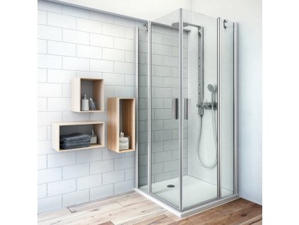 Roth TOWER LINE TDO1+TDO1 Sprchový kout obdélníkový 120x80 cm