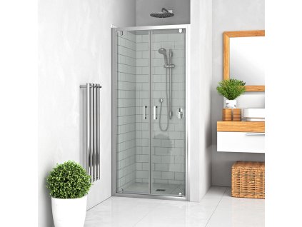 Roth LEGA LINE LLDO2 Dvoukřídlé sprchové dveře pro instalaci do niky 100 cm