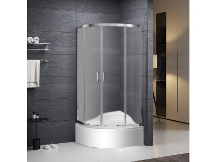 Roth PROJECT MUNDIS Sprchový kout čtvrtkruhový 90x90 cm N0805