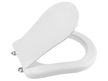 Sapho RETRO WC sedátko Soft Close, bílá/chrom 108901