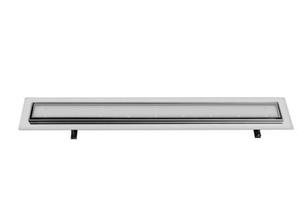 Sapho FLOW 87 nerezový sprchový kanálek s roštem pro dlažbu, 870x150x82 mm FP228