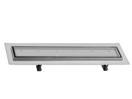 SAPHO FLOW 77 nerezový sprchový kanálek s roštem pro dlažbu, 770x150x82 mm FP214