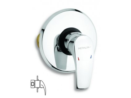 NOVASERVIS Metalia 57 57050.0 sprchová podomítková baterie 57050.0