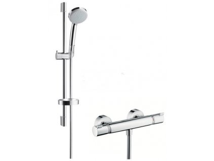 Hansgrohe Ecostat Comfort 27033000 baterie sprchová termostatická nástěnná - set 27033000 - Vodovodní baterie > Sprchové baterie