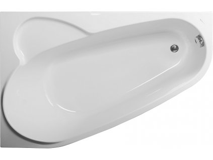 4904 vagnerplast selena rohova vana leva 160 x 105 x 43cm