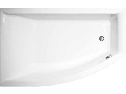 4928 vagnerplast veronela rohova vana leva 160 x 105 x 45cm
