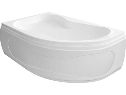 AQUALINE CIDLINA 150 vana 150x105x45cm bez nožiček, levá, bílá G3618