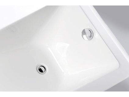 AQUALINE DOUBRAVA obdélníková vana 170x70x42cm, bílá A1770