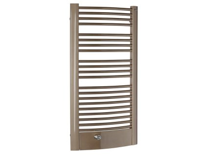 Otopné těleso / radiátor / topný žebřík: SAPHO EGEUS otopné těleso 595 x 1154mm, 669 W, bronz (F/B-612BR) GG612BR od značky Sapho. Série: Egeus. Šířka: 595 mm. Výška: 1154 mm. Výkon: 669 W. Barva: Bronz. Materiál: Ocel. Možnost vytápění: Kombinované vytápění, Ústřední vytápění. Doporučená topná tyč o výkonu: 600 W. Doporučené umístění: Koupelna. Rozměry (šxv): 595 x 1154 mm. Rozteč připojení 50 mm: Symetrické (na střed). Rozteč připojení přesně: 50 mm. Tvar: Tvar H. Výbava: Vest. připojení a termostat.