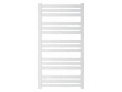 Otopné těleso / radiátor / topný žebřík: SAPHO NEVEL otopné těleso 555 x 1043mm, 440 W, bílá (H-610) NV610 od značky Sapho. Série: Nevel. Šířka: 555 mm. Výška: 1043 mm. Výkon: 440 W. Barva: Bílá mat. Materiál: Ocel. Možnost vytápění: Kombinované vytápění, Ústřední vytápění. Doporučená topná tyč o výkonu: 400 W. Doporučené umístění: Koupelna. Rozměry (šxv): 555 x 1043 mm. Rozteč připojení přesně: 515 mm. Styl: Designový. Tvar: Designový, Tvar H. Připojení: Boční připojení.