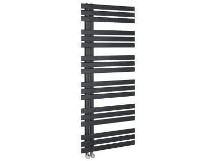 Otopné těleso / radiátor / topný žebřík: SAPHO SILVANA otopné těleso 600 x 1500mm, metalická antracit IR156 od značky Sapho. Série: Silvana. Šířka: 600 mm. Výška: 1500 mm. Výkon: 771 W. Barva: Antracit. Materiál: Ocel. Možnost vytápění: Kombinované vytápění, Ústřední vytápění. Doporučená topná tyč o výkonu: 700 W. Doporučené umístění: Koupelna. Rozměry (šxv): 600 x 1500 mm. Rozteč připojení 50 mm: Nesymetrické (na bok). Rozteč připojení přesně: 50 mm. Styl: Designový. Tvar: Designový, Tvar E. Připojení: Středové připojení.