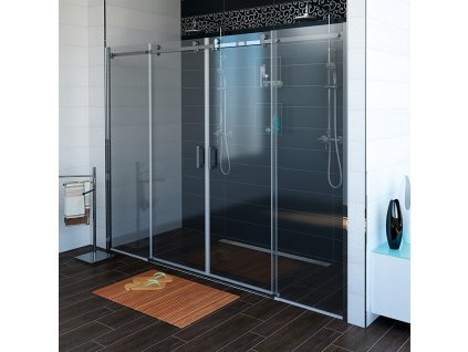 Gelco DRAGON sprchové dveře 1800mm, čiré sklo GD4810