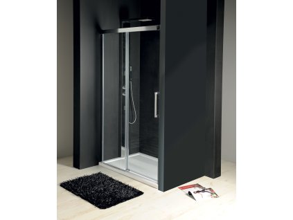 Gelco Sprchové dveře jednodílné posuvné - sklo čiré,   š. 130 cm, v. 200 cm GF5013  š. 130 cm, v. 200 cm