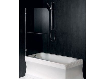 POLYSAN VITRA LINE vanová zástěna pevná 750mm, levá, čiré sklo BN3815L
