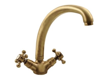 REITANO ANTEA stojánková dřezová baterie, výška 265mm, bronz 3116