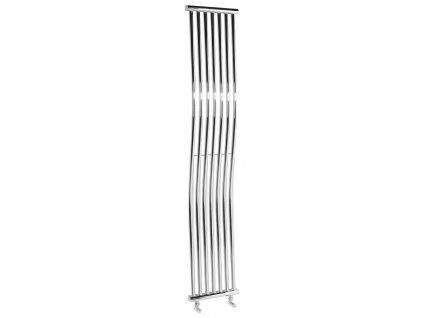 Otopné těleso / radiátor / topný žebřík: SAPHO ONDA otopné těleso 300 x 1700mm, 400W, chrom 1801-03 od značky Sapho. Série: Onda. Šířka: 300 mm. Výška: 1700 mm. Výkon: 400 W. Barva: Chrom. Materiál: Ocel. Možnost vytápění: Kombinované vytápění. Doporučená topná tyč o výkonu: 400 W. Doporučené umístění: Koupelna. Rozměry (šxv): 300 x 1700 mm. Rozteč připojení přesně: 200 mm. Styl: Designový. Tvar: Designový, Tvar I. Připojení: Středové připojení.