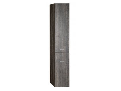 Aqualine ZOJA/KERAMIA FRESH skříňka vysoká s košem 35x184x29cm, mali wenge 51231