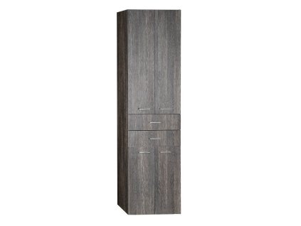 Aqualine ZOJA/KERAMIA FRESH skříňka vysoká se zásuvkami 50x184x29cm, mali wenge 51292