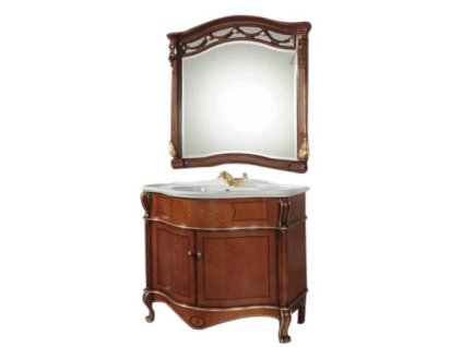 Sapho GIGLIO ORO 90-S skříňka s umyvadlem, š. 90cm, noce/oro GSO-90