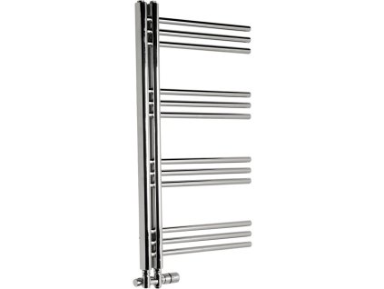 Otopné těleso / radiátor / topný žebřík: SAPHO DORLION otopné těleso 500 x 900mm, 301W, chrom 1130-10 od značky Sapho. Série: Dorlion. Šířka: 500 mm. Výška: 900 mm. Výkon: 301 W. Barva: Chrom. Materiál: Ocel. Možnost vytápění: Kombinované vytápění. Doporučená topná tyč o výkonu: 300 W. Doporučené umístění: Koupelna. Rozměry (šxv): 500 x 900 mm. Rozteč připojení 50 mm: Nesymetrické (na bok). Rozteč připojení přesně: 50 mm. Styl: Designový. Tvar: Designový, Tvar E. Připojení: Středové připojení.