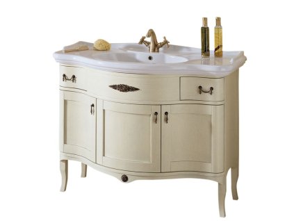 Sapho IRIS PAT 110-S skříňka s umyvadlem, š. 110cm, avorio IP-110