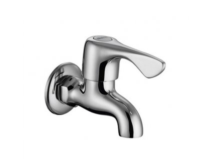 Aqualine Nástěnný kulový ventil 1/2", krátký, chrom ZY12033