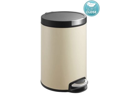 Sapho ARTISTIC odpadkový koš 5l, Soft Close, béžová DR155