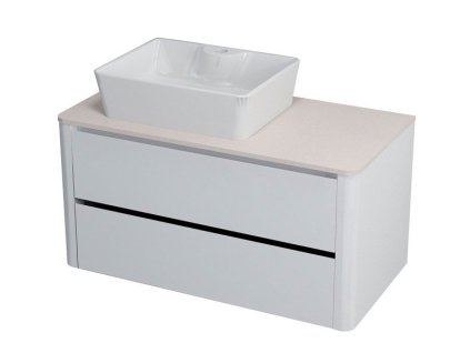 SAPHO LUCIE umyvadlová skříňka pro Rockstone desku 89,5x45x44,5cm, bílá 58900K
