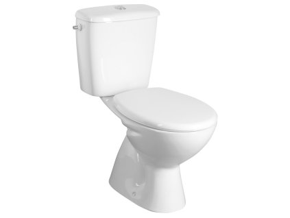 Aqualine MIGUEL WC kombi, dvojtlačítko 3/6l, spodní odpad, bílá LC2258