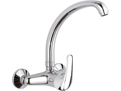 AQUALINE KASIOPEA nástěnná baterie s vysokou hubicí, chrom 1107-13
