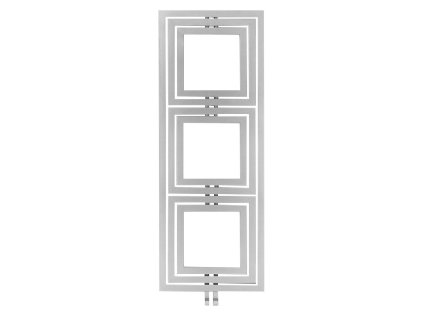 SAPHO TRIPOLI otopné těleso 600 x 1620mm, 741 W, stříbrná strukturální (L-616S) PO616SS