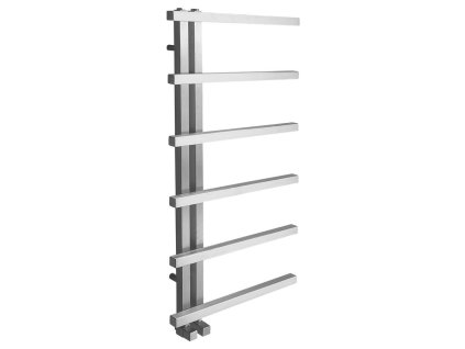 Otopné těleso / radiátor / topný žebřík: SAPHO SIERRA otopné těleso 500 x 1000 mm, 213W, broušená nerez NR220 od značky Sapho. Série: Sierra. Šířka: 500 mm. Výška: 1000 mm. Výkon: 213 W. Barva: Broušená nerez. Materiál: Nerez. Možnost vytápění: Kombinované vytápění. Doporučená topná tyč o výkonu: 200 W. Doporučené umístění: Koupelna. Rozměry (šxv): 500 x 1000 mm. Rozteč připojení 50 mm: Nesymetrické (na bok). Rozteč připojení přesně: 50 mm. Styl: Designový. Tvar: Designový, Tvar E. Připojení: Středové připojení.